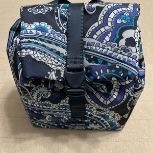 Vera Bradley Blue and Purple Paisley Lunchbox